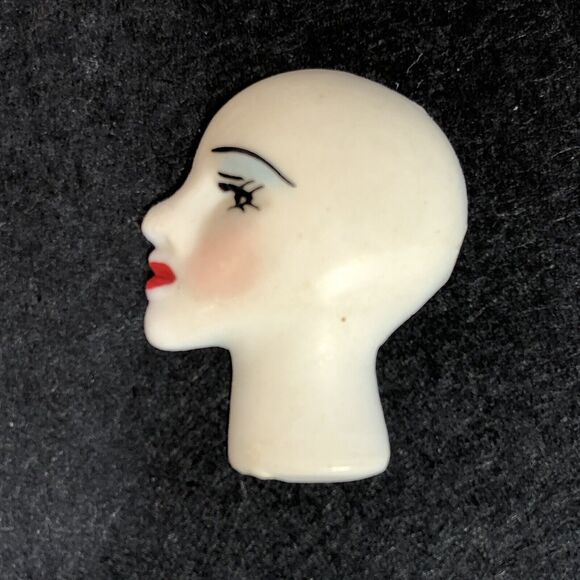 Woman's Profile Heads Craft Pieces Avant Garde Arts Crafts Jewelry Making - Picture 3 of 11